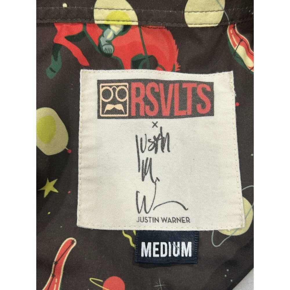 RSVLTS Justin Warner Spa R Cowboy Rodeo Roper Short Sleeve Shirt Size Medium - Picture 6 of 7